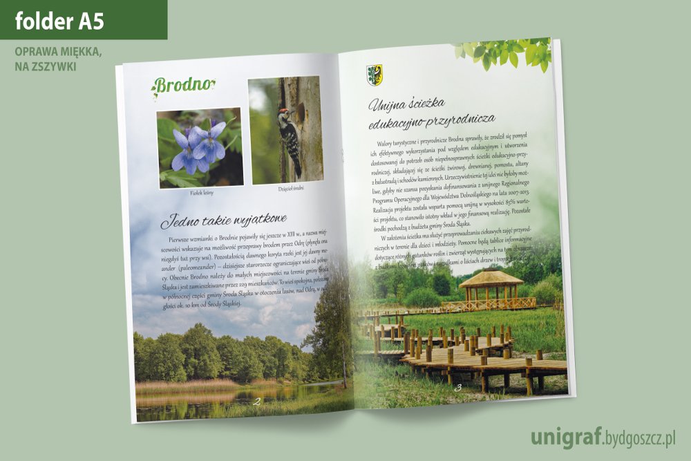 Folder reklamowy Brodno
